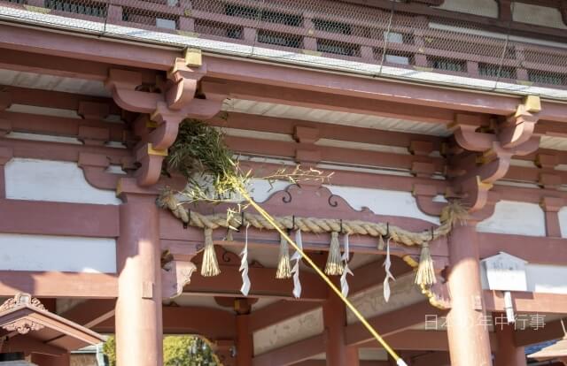 神社の煤払い