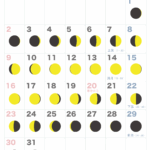 満月・新月カレンダー【2025年3月】｜無料ダウンロード＆印刷